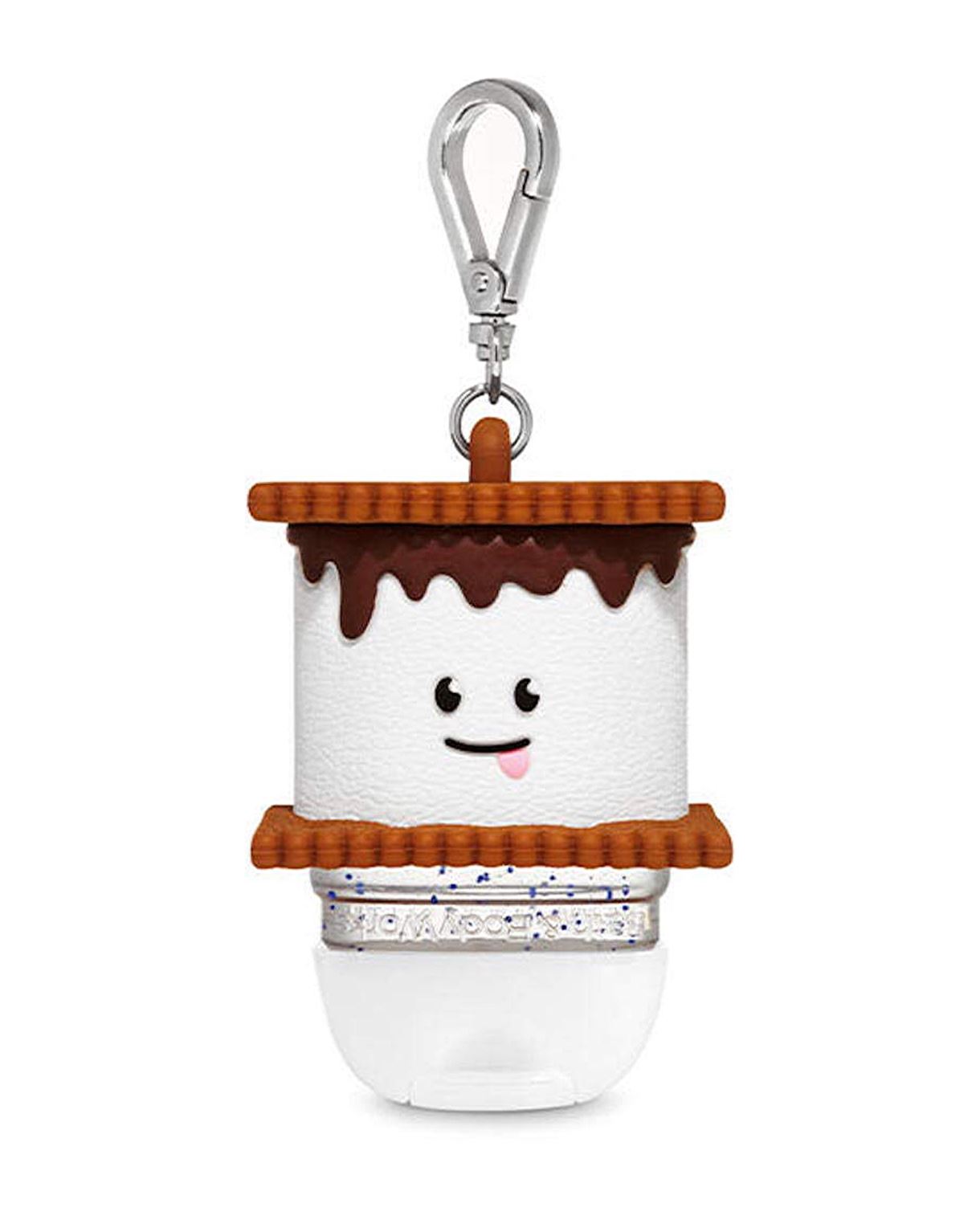 Холдер для санітайзера BATH & BODY WORKS - MARSHMALLOW SMORES FACE POCKET  BAC HOLDER SLEEVE CASE CLIP