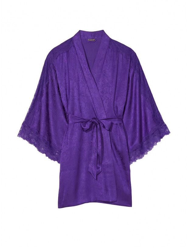 Халат Victoria's Secret Lace Inset Jacquard Robe