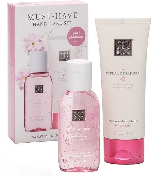 Набір для рук Rituals The Ritual Of Sakura Must-Have Hand Care Set (h/gel/50ml + h/balm/70ml)