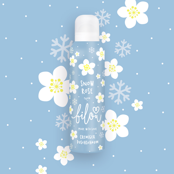 Пінка для душу "снігова троянда" Bilou - Snow Rose (200ml)