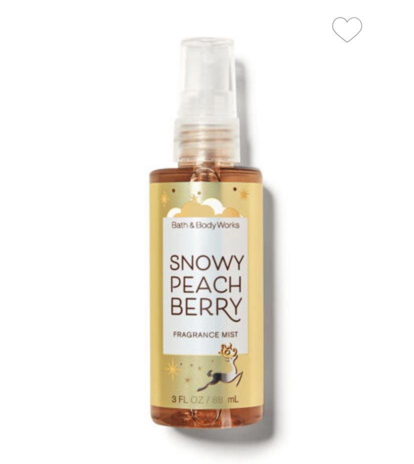 Мини мист для тела Bath&body works Snowy peach berry