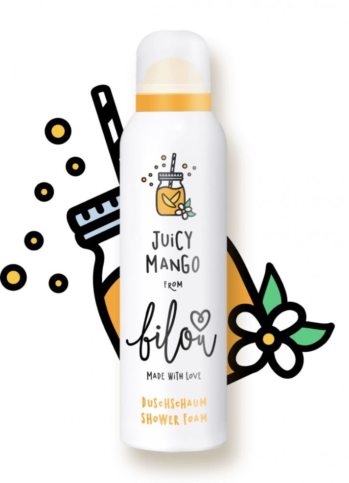 Пінка для душу "Соковитий Манго" Bilou - Juice Mango