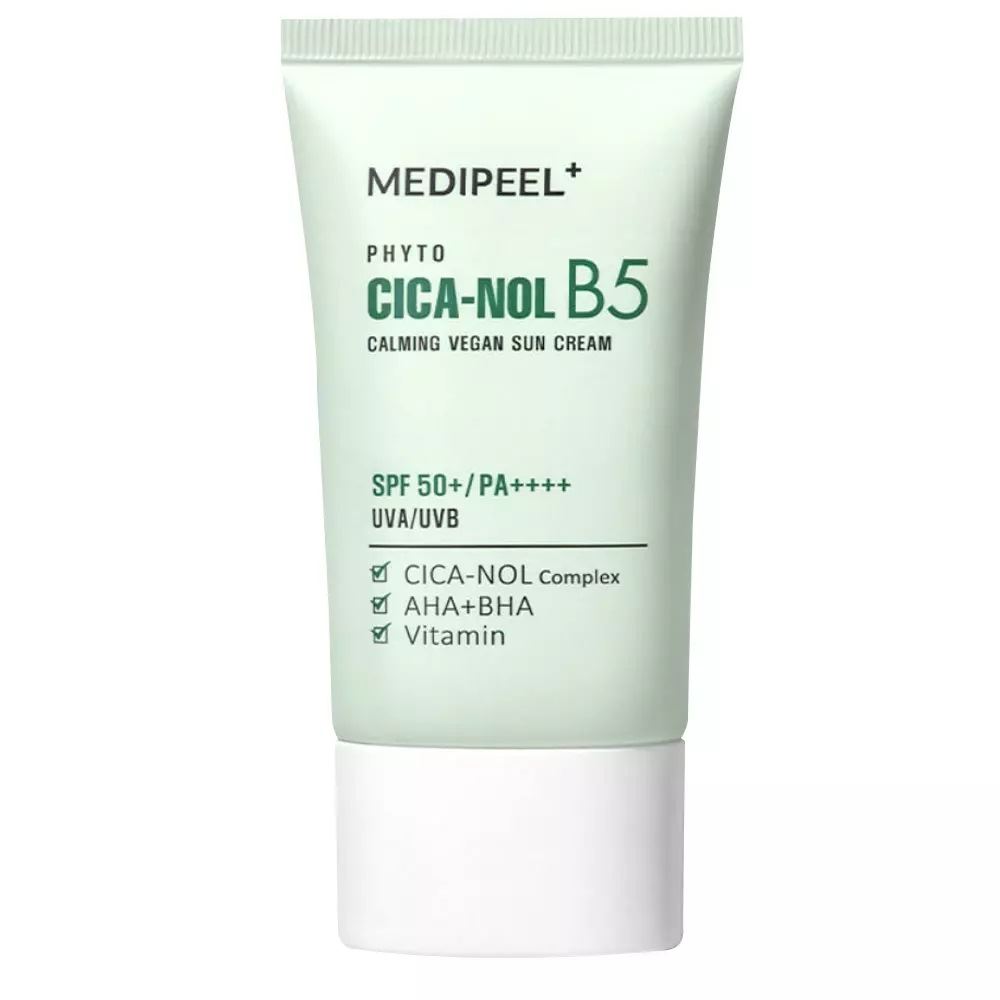 Сонцезахисний крем для обличчя заспокійливий MEDI-PEEL Phyto Cica Nol B5 Calming Vegan Sun Cream SPF50 50 мл