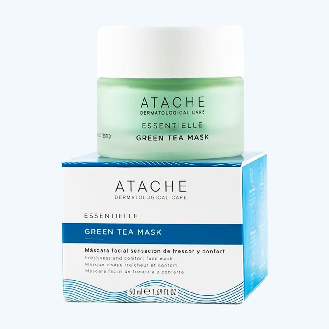 ATACHE Essentielle Reafirming Mask Green Tea 50ml - Відновлююча та заспокійлива маска з екстрактом зеленого чаю