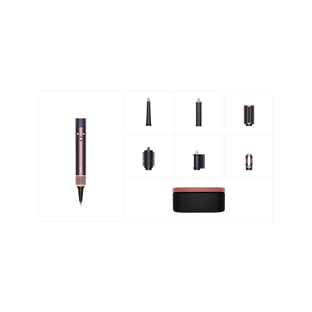 Стайлер для прямого та хвилястого волосся Dyson Airwrap i.d. Multi-Styler and Dryer Straight to Wavy - Jasper Plum