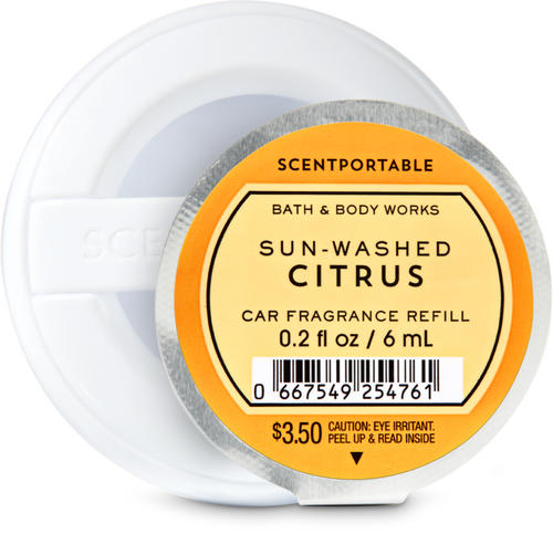 Ароматизатор для авто Bath & Body Works SUN-WASHED CITRUS Scentportable Fragrance Refill