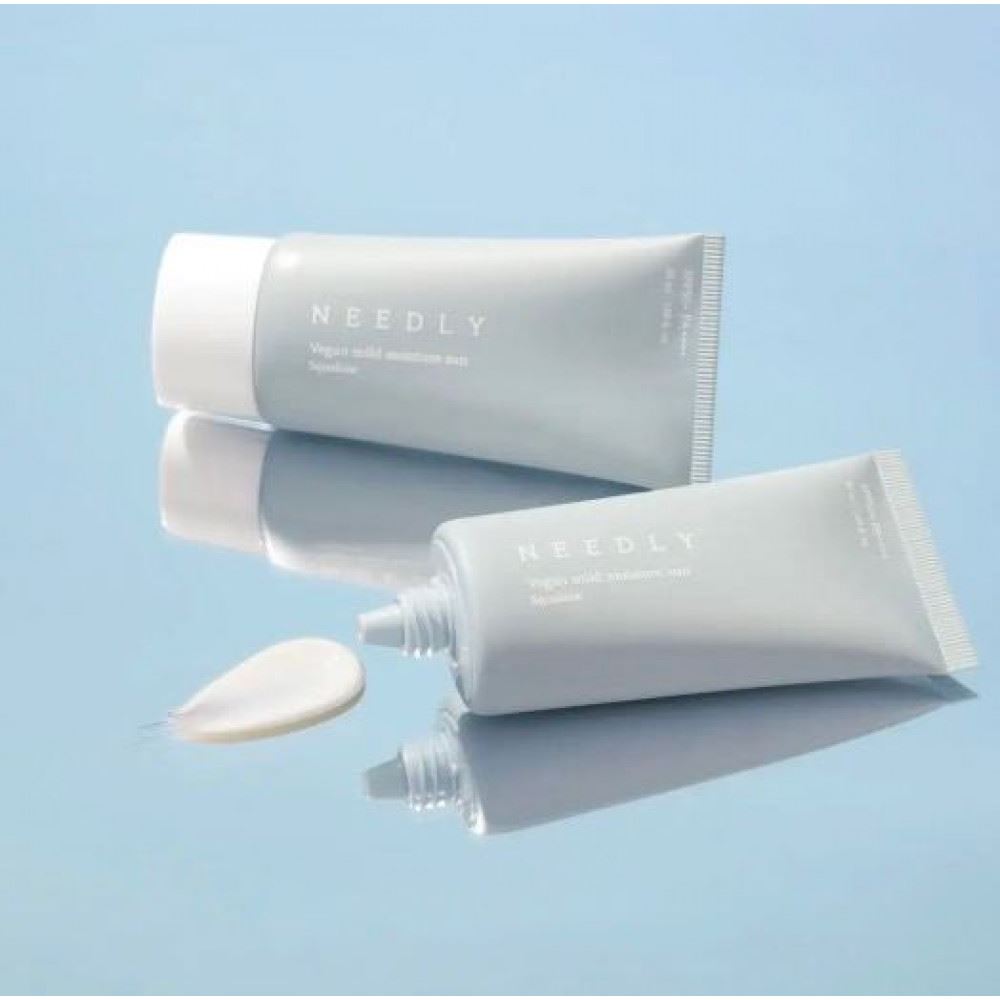 Зволожуючий сонцезахисний крем з рослинним скваланом Needly Vegan Mild Moisture Sun SPF 50+/ PA++++
