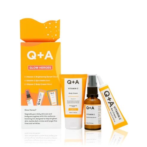 Подарунковий набір для сяйва шкіри Glow Heroes Gift Set, Q+A