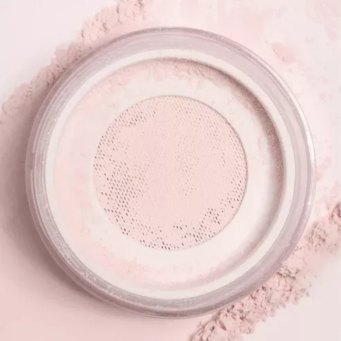Рожева фінішна пудра для обличчя з SPF13/PA+++ PINK SETTING&FINISHING POWDER  Unico