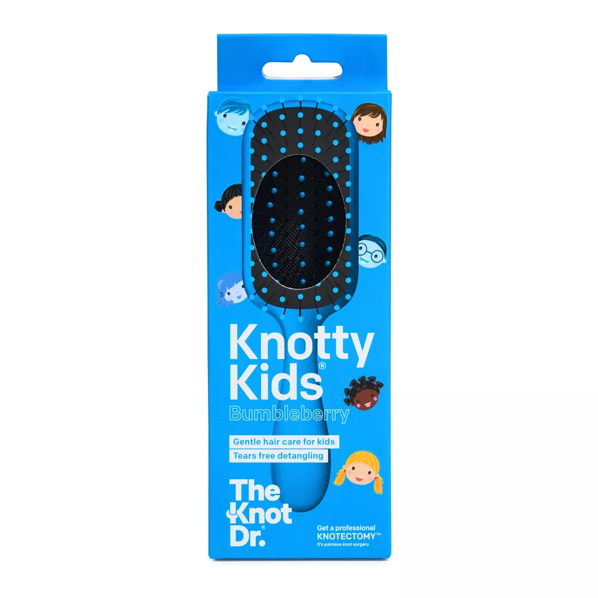 Гребінець The Knot Dr. / Knotty Kids Bumbleberry / синя