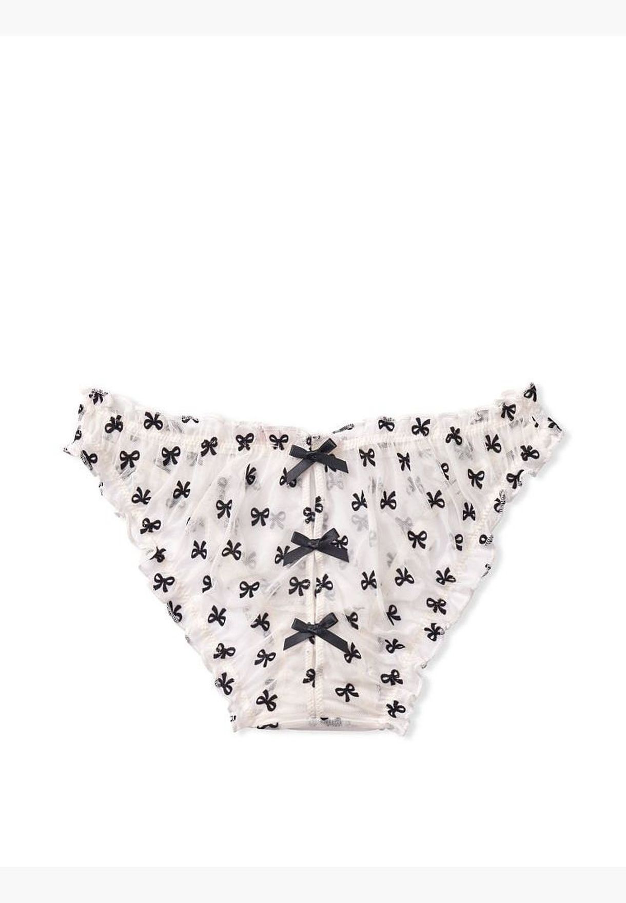 Трусики Victoria's Secret - Ruffle Mesh Cheekini Panty