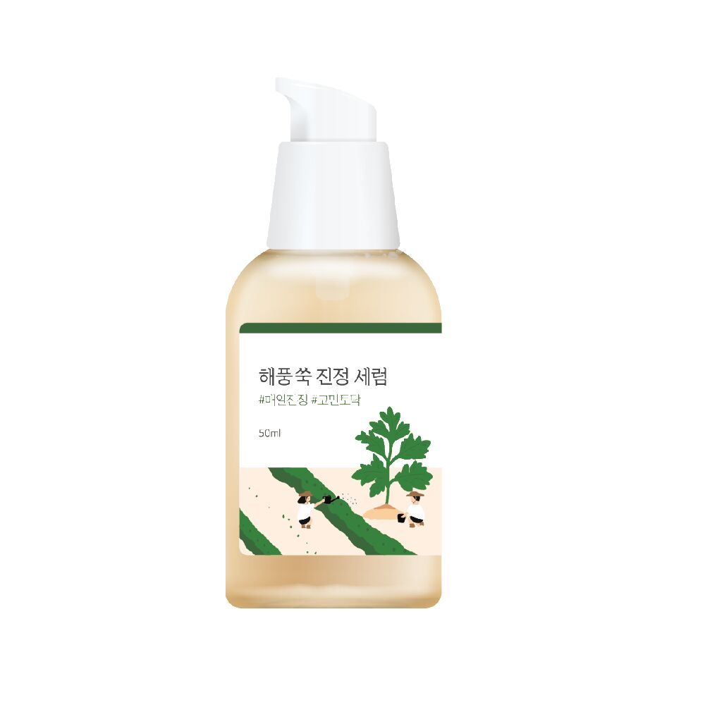 Заспокійлива концентрована сироватка Round Lab Mugwort Calming Serum, 50ml