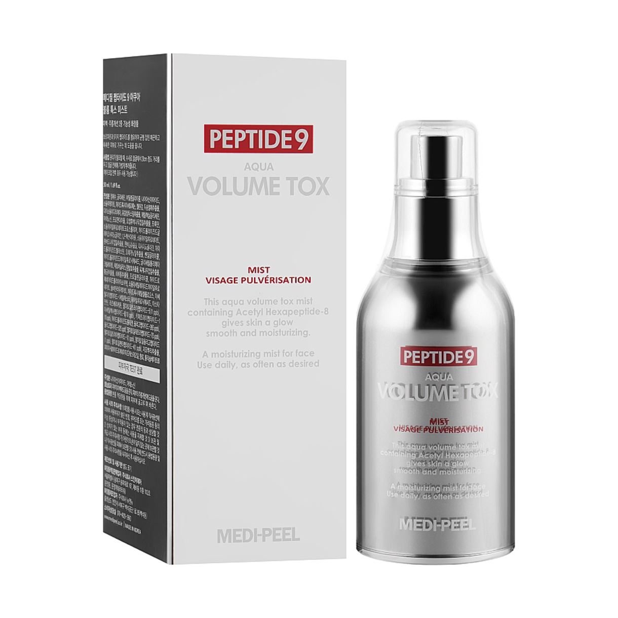 Зволожуючий міст для обличчя з ліфтинг-ефектом Medi Peel Peptide 9 Aqua Volume Tox Mist (50ml)