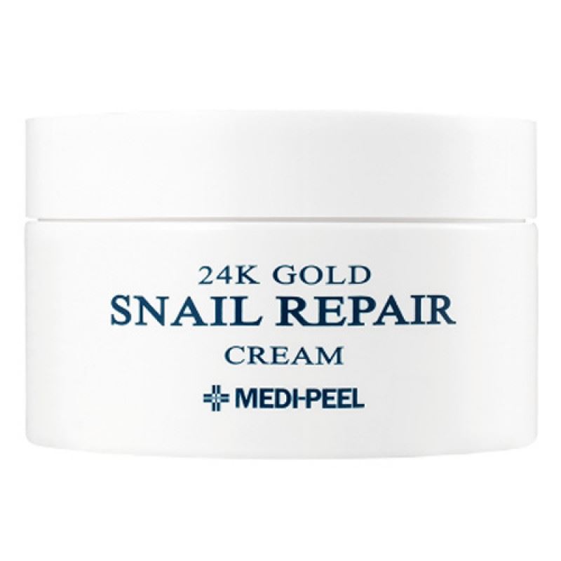 КРЕМ ДЛЯ ОБЛИЧЧЯ З РАВЛИКОМ ТА ЗОЛОТОМ MEDI-PEEL 24K GOLD SNAIL REPAIR CREAM