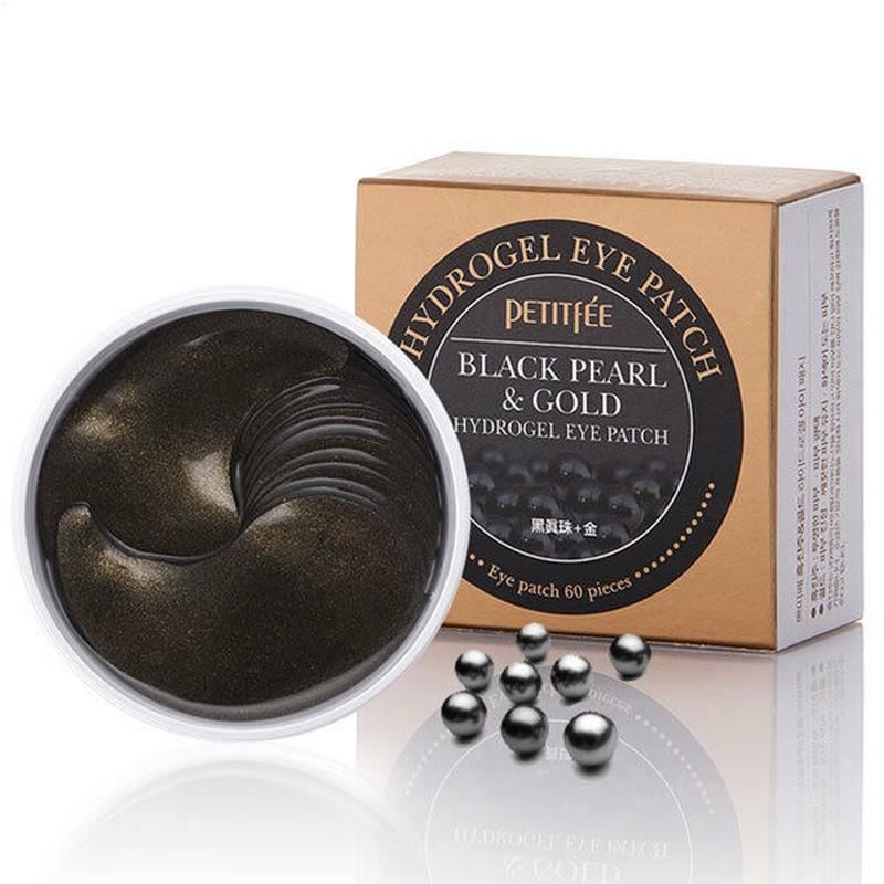 Гідрогелеві патчі Petitfee Black Pearl & Gold Hydrogel Eye Patch, 60 шт