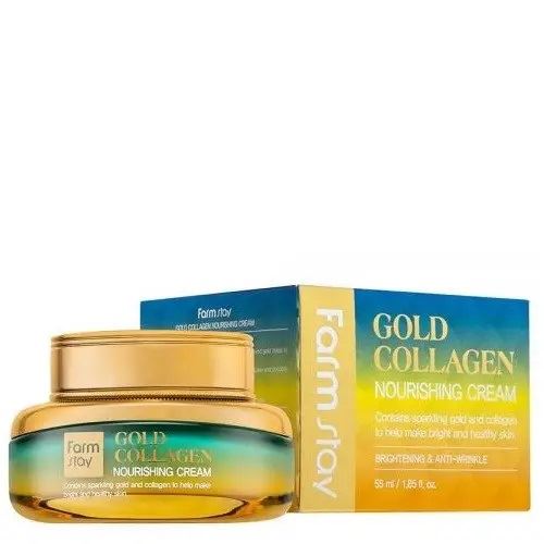 Живильний крем Farm Stay Gold Collagen Nourishing Cream