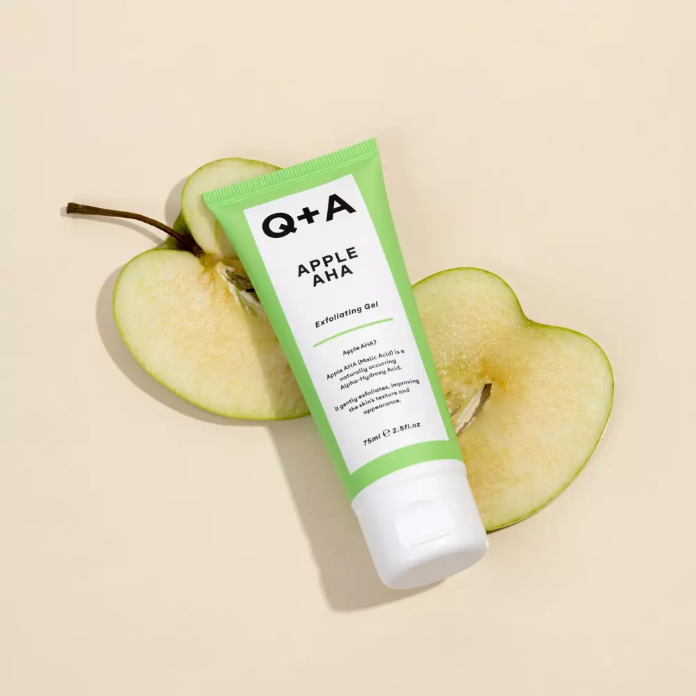 Відлущуючий гель з AHA кислотами Q+A - Apple AHA - Exfoliating Gel - 75ml