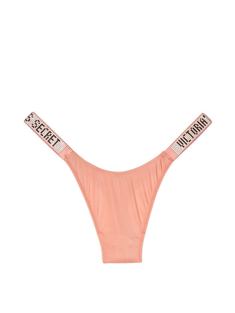 Стрінги зі стразами Victoria’s Secret Rose Tan