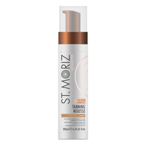 Автобронзат-мус для світлої шкіри St Moriz Advanced Colour Correcting Mousse Light, 200мл