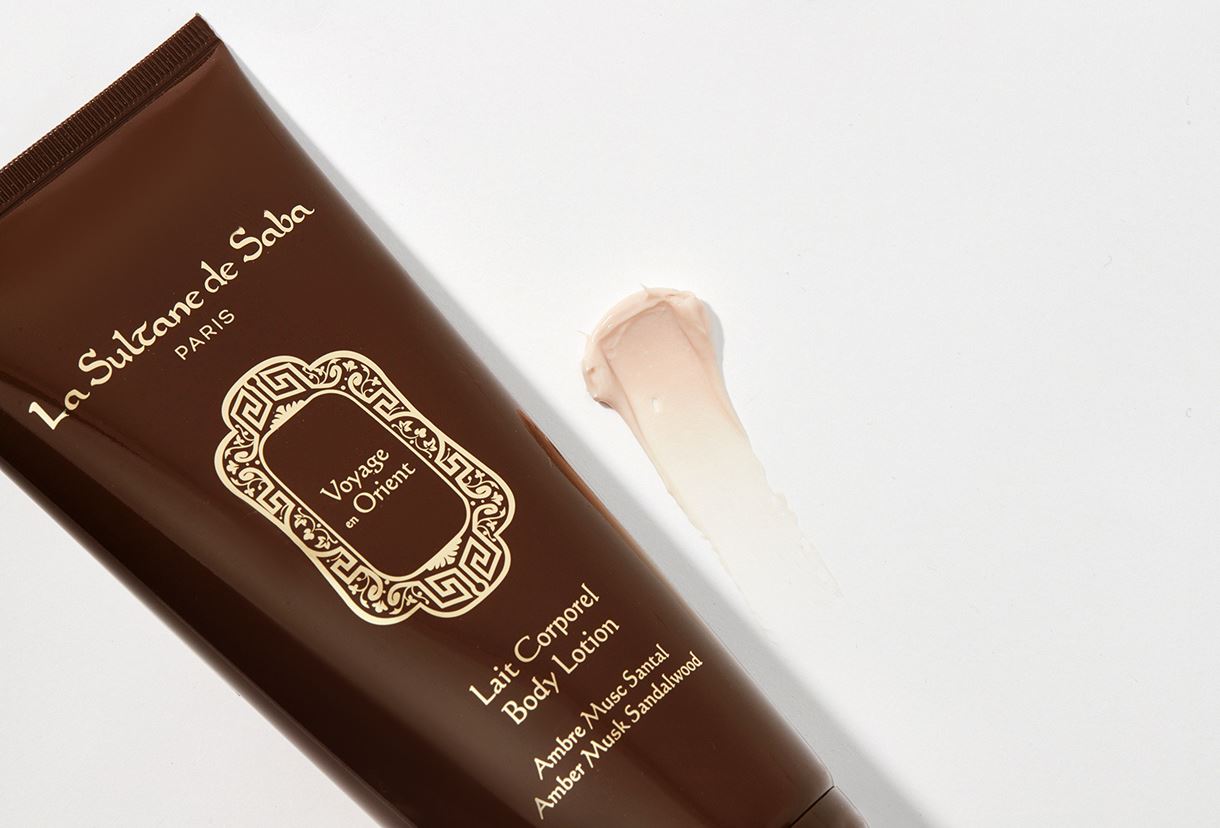Молочко-лосьйон для тіла з ароматом амбри, мускусу і сантала La Sultane De Saba Voyage Orient Body Lotion Amber Musk Sandalwood 200мл