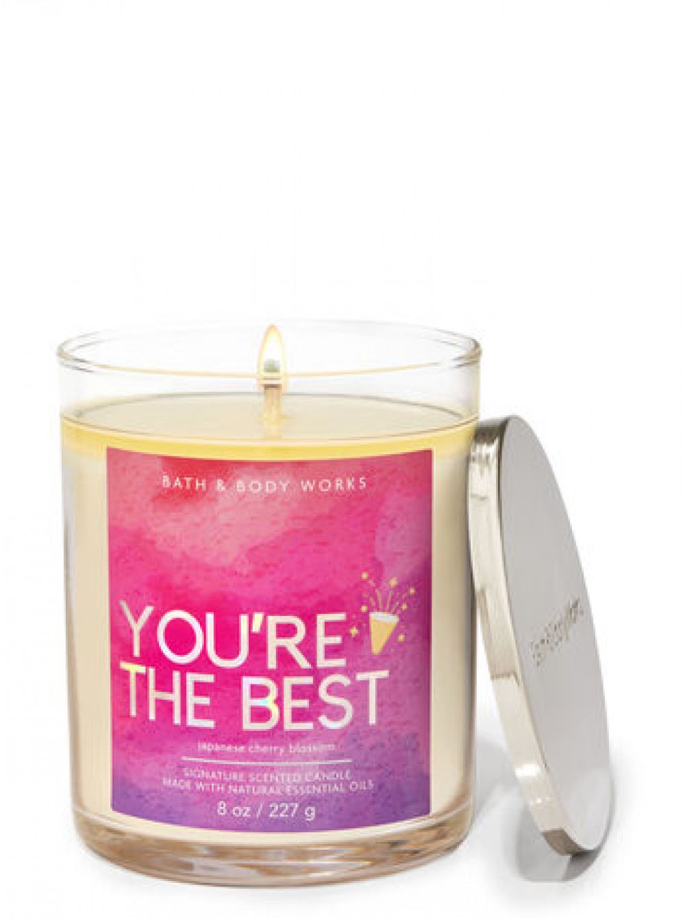 АРОМАТИЗОВАНА СВІЧКА JAPANESE CHERRY BLOSSOM BATH & BODY WORKS