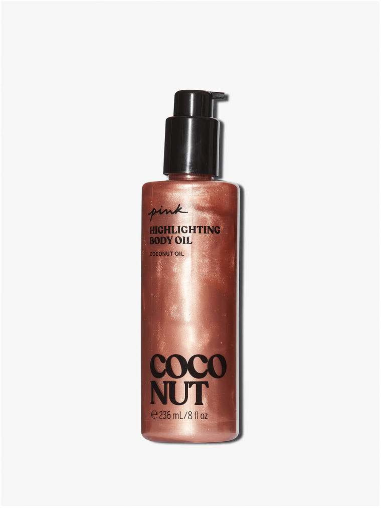 Олійка хайлайтер для тіла з шиммером Coconut Highlighting Body Oil Victoria's Secret