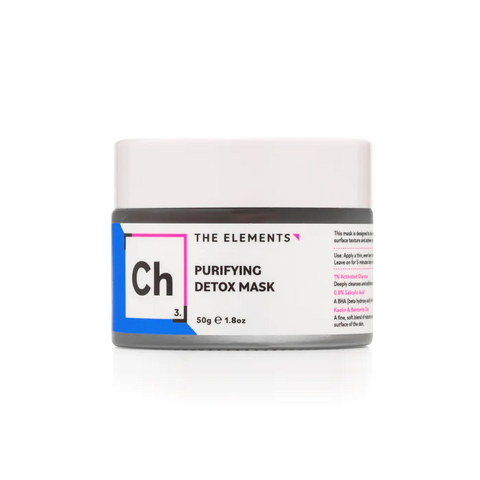 Маска для обличчя "детокс" з активованим вугіллям The Elements Purifying Detox Mask 50g