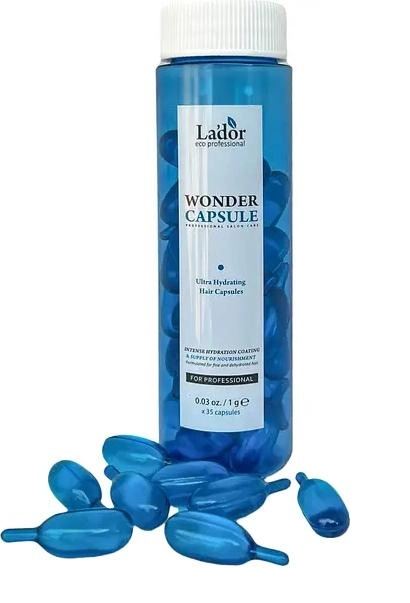 Зволожуючі капсули для волосся La'dor Wonder Capsule 1 г х 35 шт