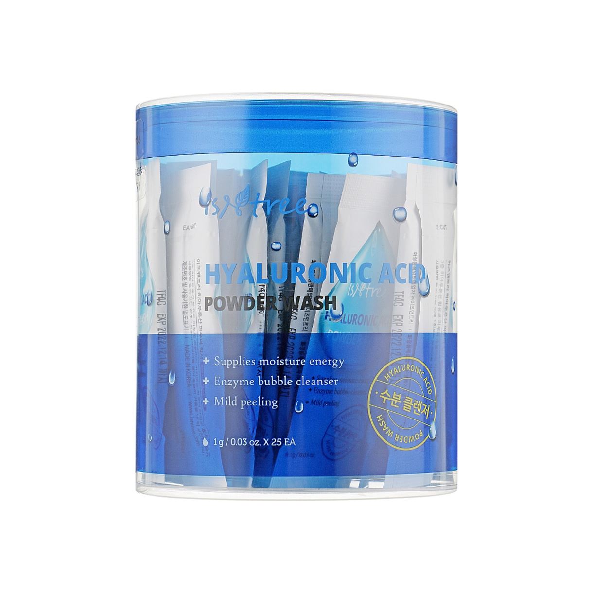 Ензимна пудра з гіалуроновою кислотою  Isntree Hyaluronic Acid Powder Wash (1шт.)