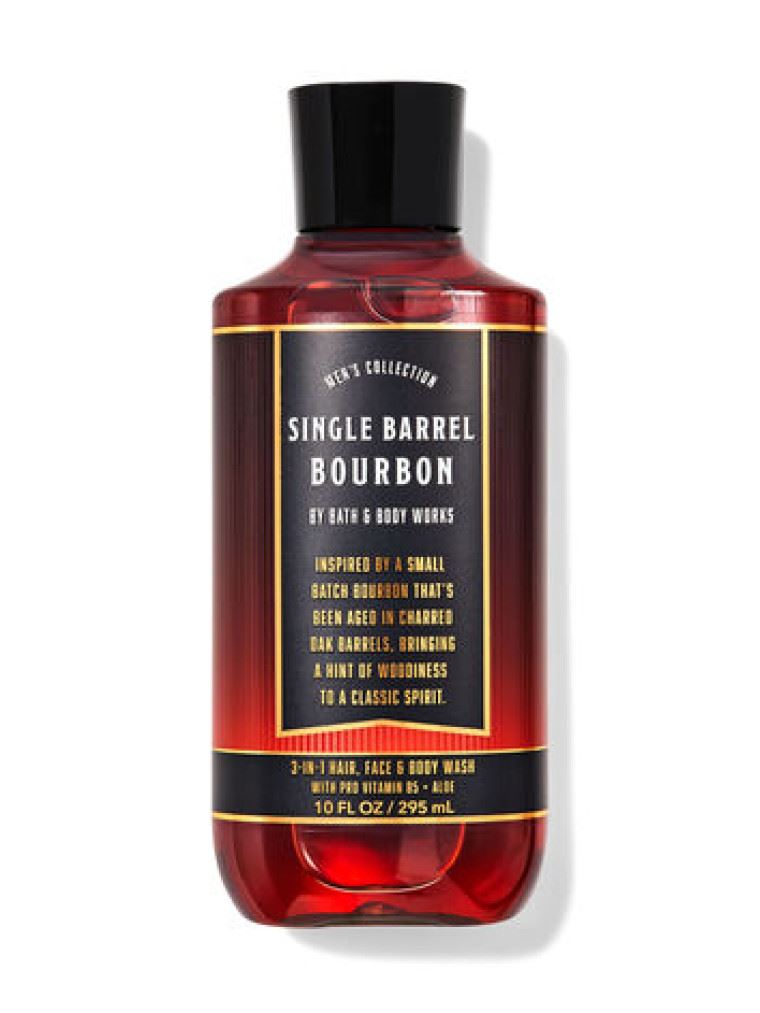 3в1-гель для душу, шампунь bath and body works - Single Barrel Bourbon 3-in-1 Hair, Face & Body Wash