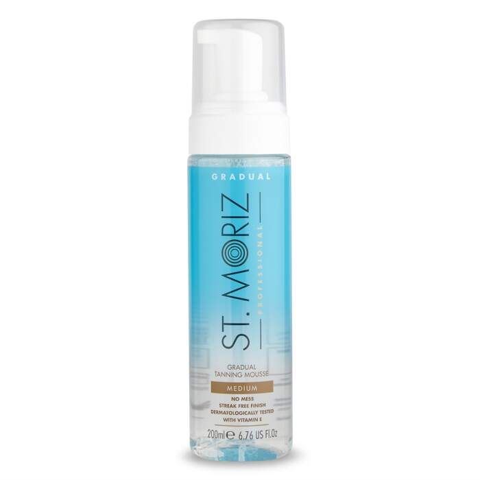 Автобронзат-мус для поетапної засмаги St.Moriz Gradual Tanning Mousse Medium, 200мл
