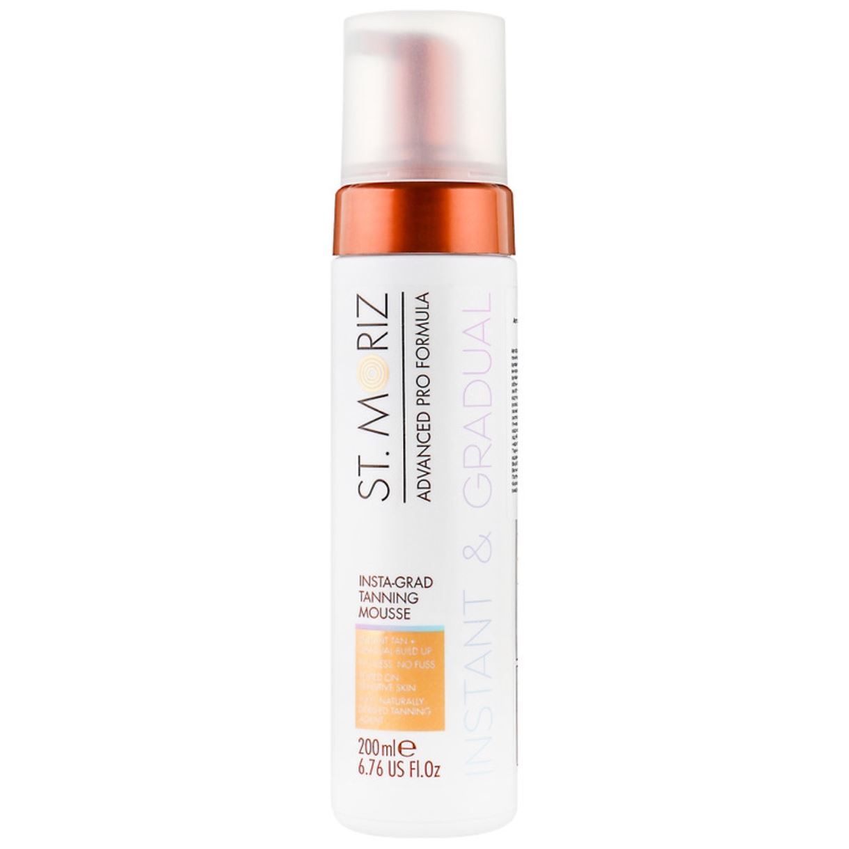 Мус-автозасмага для тіла St.Moriz - Advanced Pro Insta-Grad Tanning Mousse