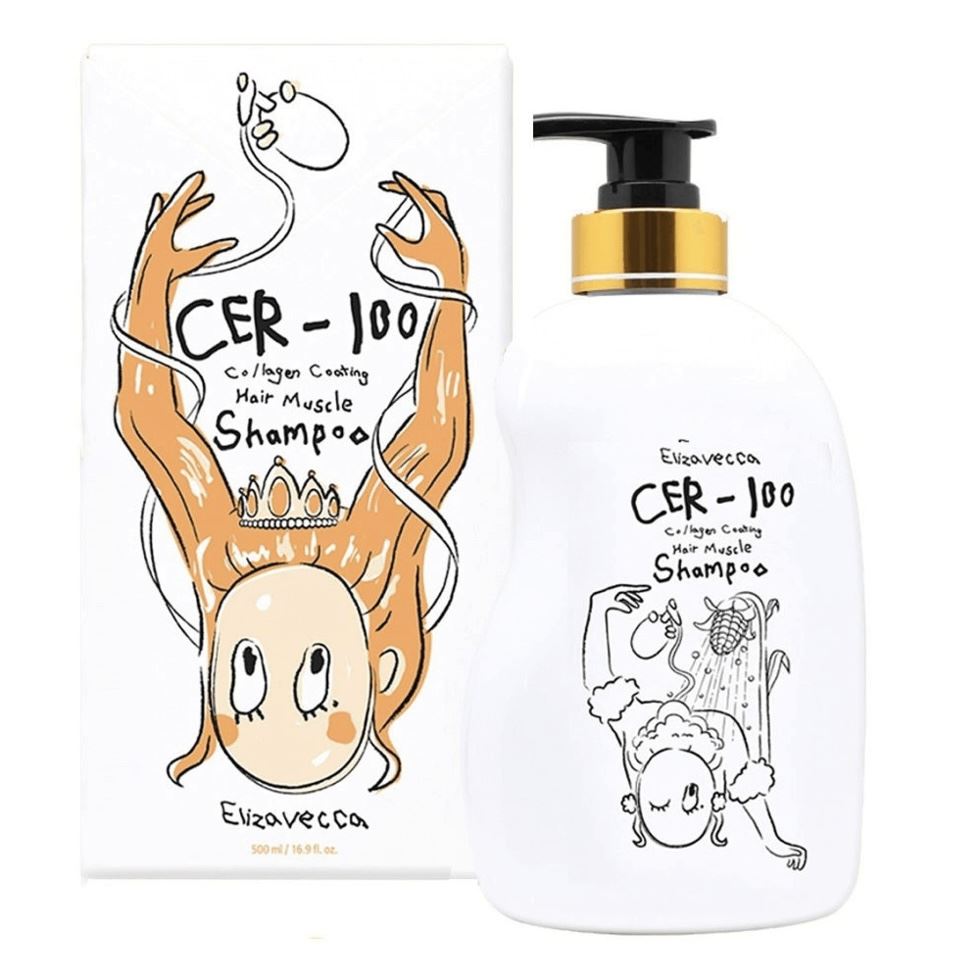 Шампунь для волосся Elizavecca CER-100 Collagen Coating Hair Muscle Shampoo 500 ml