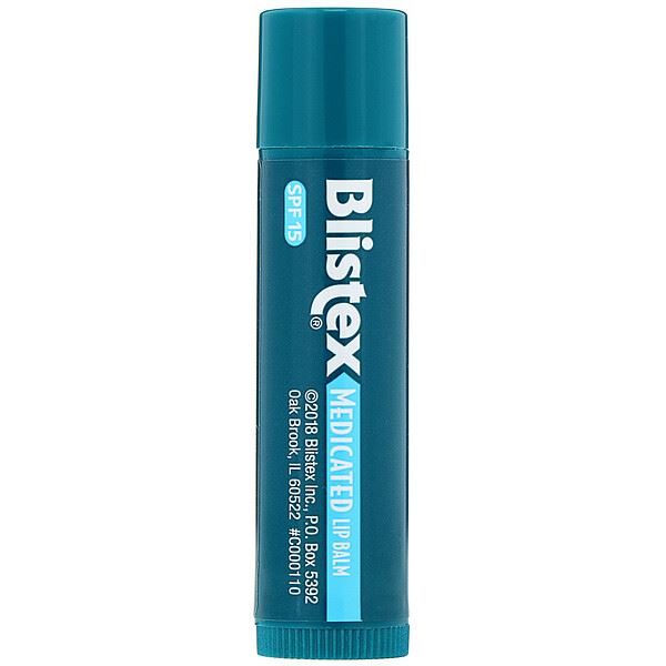 Лікувальний бальзам для губ Blistex medicated, захист від сонця, SPF 15