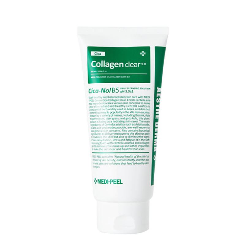 Пінка для вмивання Medi Peel Green Cica Collagen Clear 2.0 Cica-Nol B5 120ml