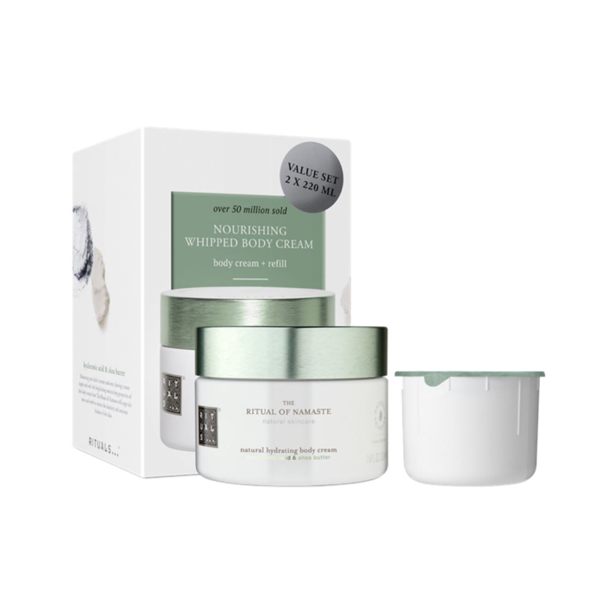 Набір для тіла RITUALS - THE RITUAL OF NAMASTE BODY CREAM + REFILL PACK
