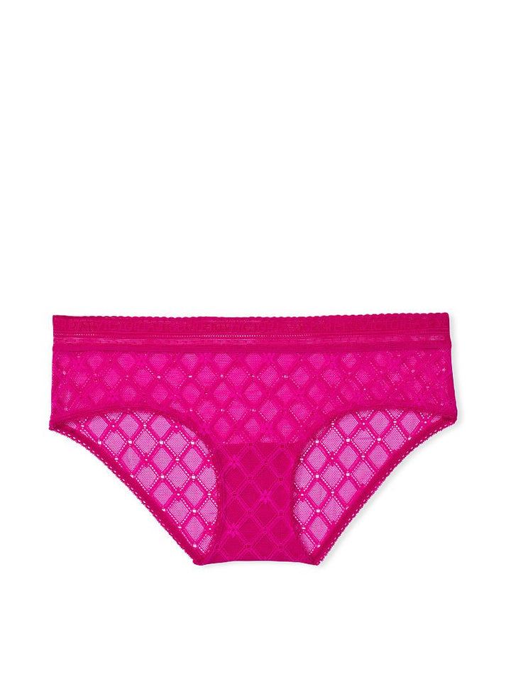 МЕРЕЖИВНІ ТРУСИКИ Victoria's Secret Logo Mesh Hiphugger Panty