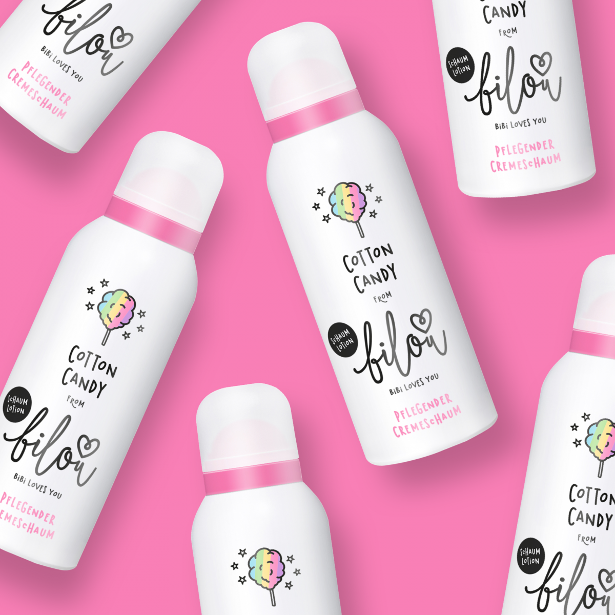 Пінка для тіла Bilou Cotton Candy 200мл