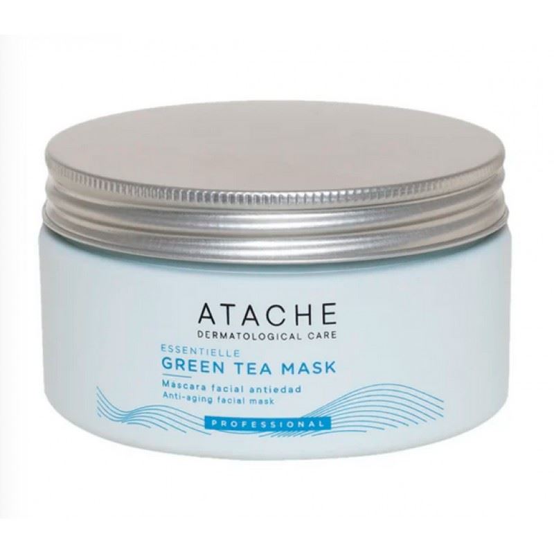 ATACHE Essentielle Mask Green Tea 200ml - Відновлююча та заспокійлива маска з екстрактом зеленого чаю