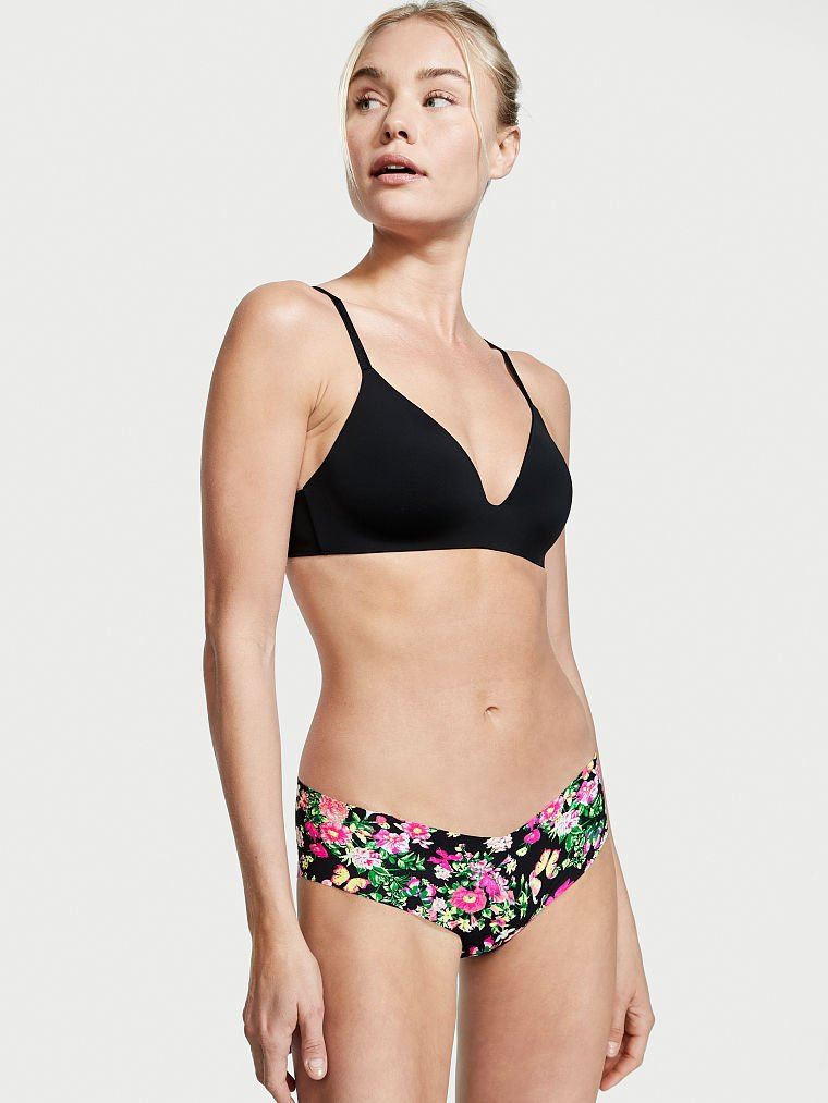 Безшовні трусики Victoria’s Secret - no-show hiphugger panty (midnight garden)