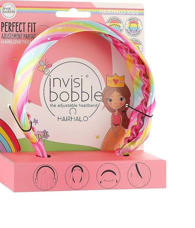 Дитячий обруч для волосся Invisibobble Hairhalo Kids Rainbow Crown