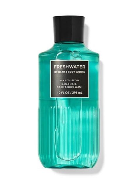 3в1 гель для душу - шампунь Bath and body works - Freshwater