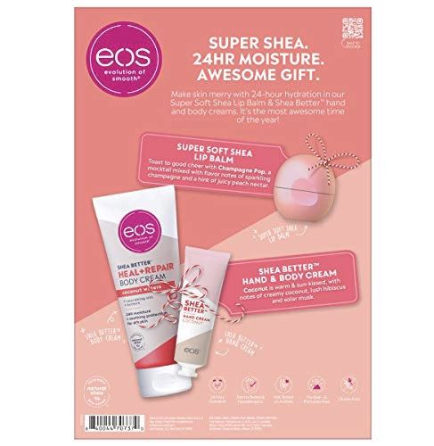 Набір EOS super soft Shea trio lip balm Shea better, hand cream , body cream