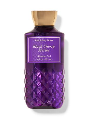 Гель для душа Bath and body works Black cherry merlo