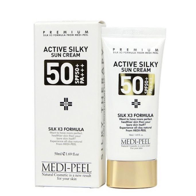 Сонцезахисний крем для обличчя Medi-Peel Active Silky Sun Cream SPF50+/PA+++, 50 мл