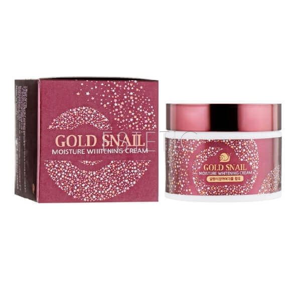 Крем з муцином равлика Enough Gold Snail Moisture Whitening Cream
