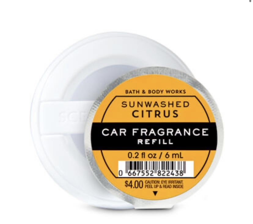 Ароматизатор в авто Bath&Body Works SUN-WASHED CITRUS Car Fragrance Refill