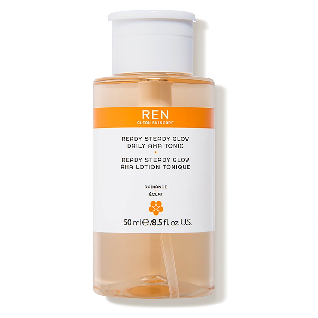 Тоник для Сияния Кожи с AHA-Кислотами REN Ready Steady Glow Daily AHA Tonic 50 мл