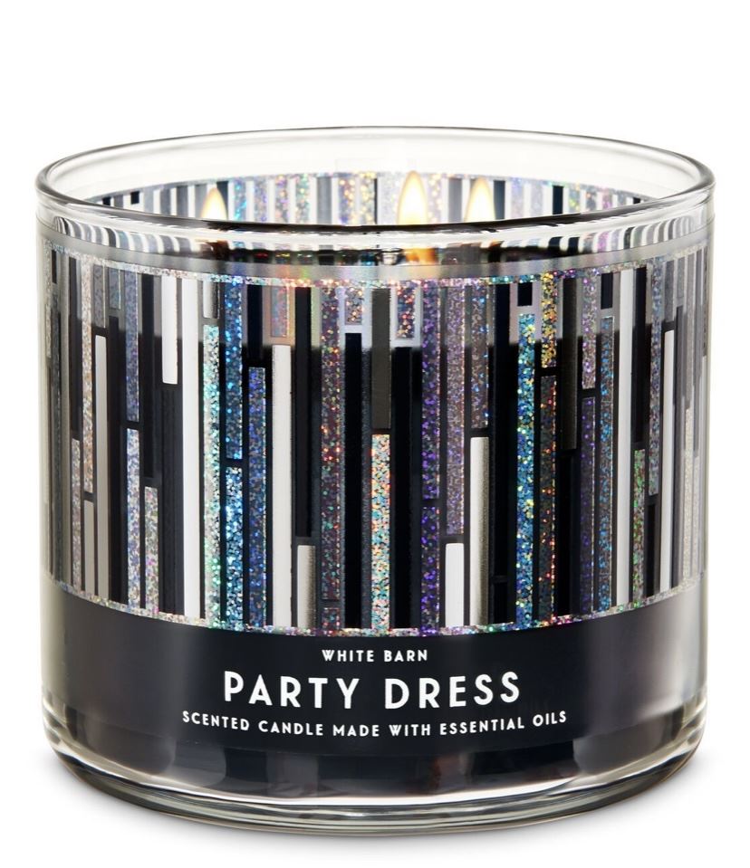 3-Фитильная Свеча Bath&body works Party Dresd
