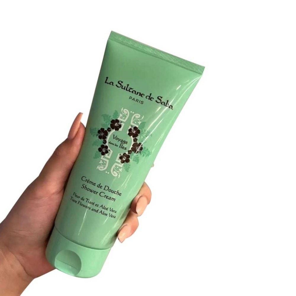 Крем-гель для душу Тіаре та Алое віра La Sultane De Saba Shower Cream Tiare Flowers And Aloe Vera
